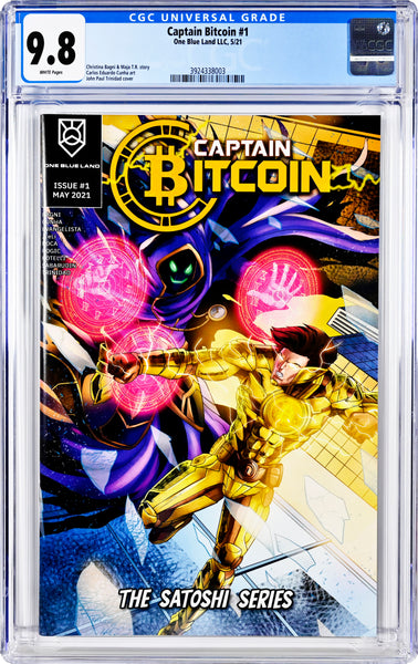 Captain Bitcoin Comic Book: Issue #1 (Limited Edition) CGC 9.8